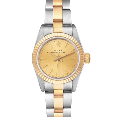 Rolex Oyster Perpetual fluted bezel